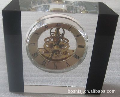 廠家直銷，品質非凡 探秘浦江博石003家居水晶鐘表